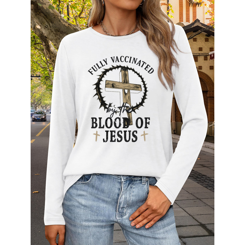 Tee Graphic Print - Maglietta a maniche lunghe da donna