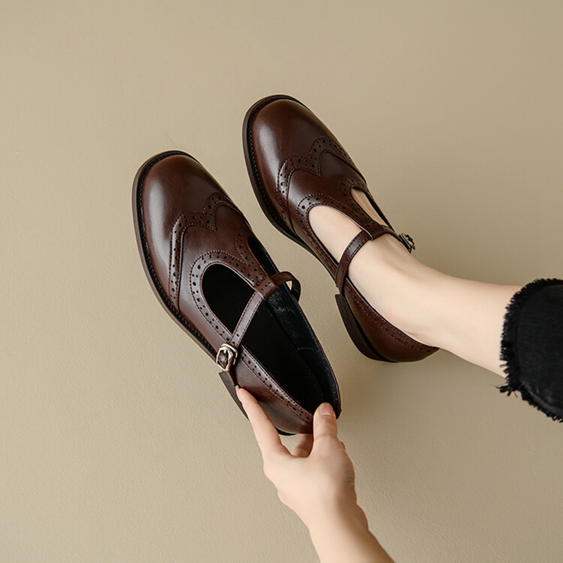 Casual Sandal Leather - Nuove décolleté da donna autunno/primavera scarpe