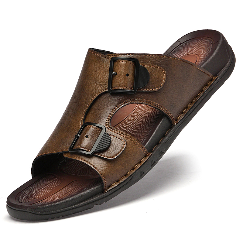 Flip Flop Leather Men - Pantofole estive da uomo in pelle