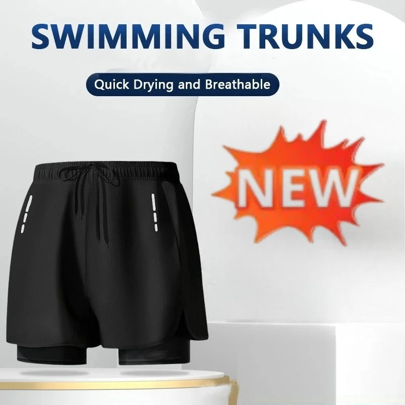 Swim Trunk Quick Dry - Pantaloncini da bagno 2 in 1