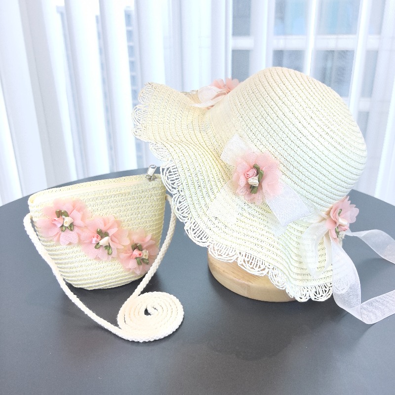 Bucket Hat Straw - Cappello di paglia da bambina 2