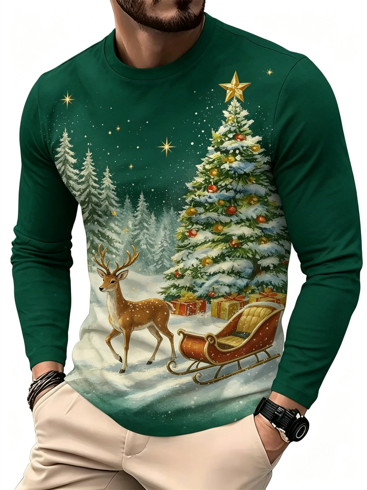 T-shirt da uomo, modello casua - Tee Graphic Print recensione e prezzo