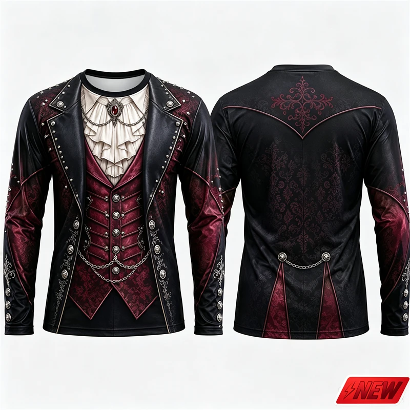 Costume da vampiro gotico, mag - Tee Graphic Print recensione e prezzo