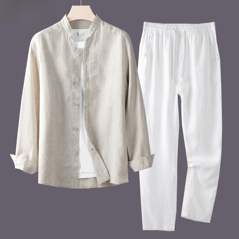 Camicia bianca a maniche lungh - Linen Shirt Breathable recensione e prezzo