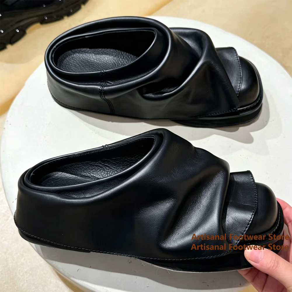 Mules in morbida pelle arricci - Flip Flop Leather Men recensione e prezzo