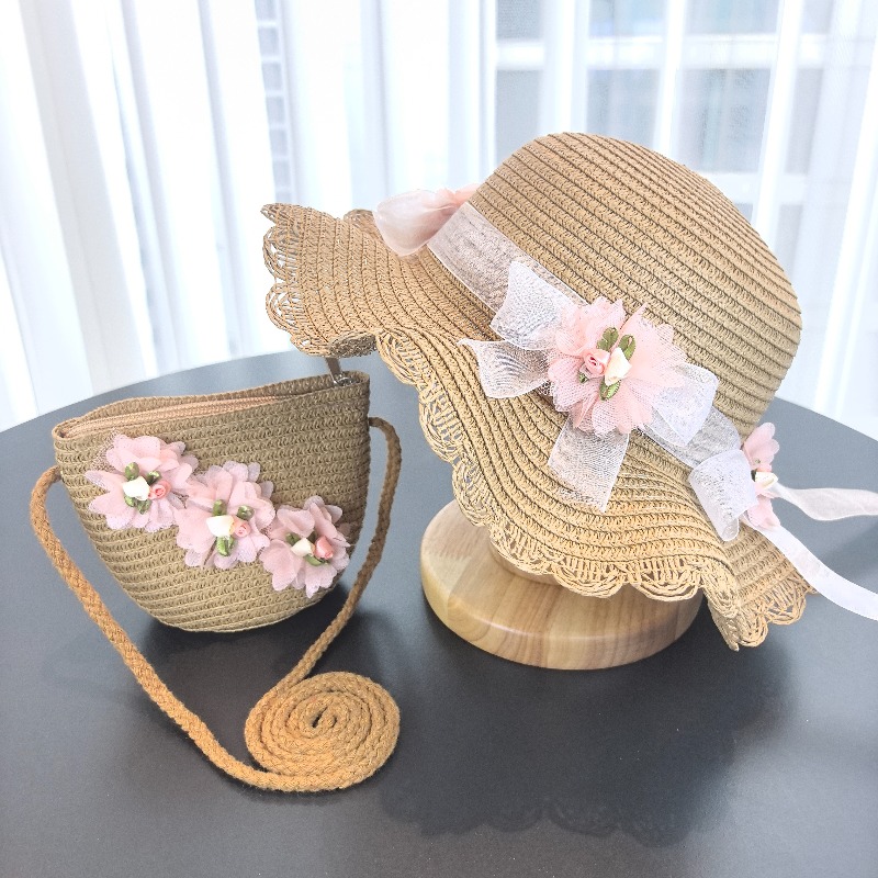Cappello di paglia da bambina  - Bucket Hat Straw recensione e prezzo