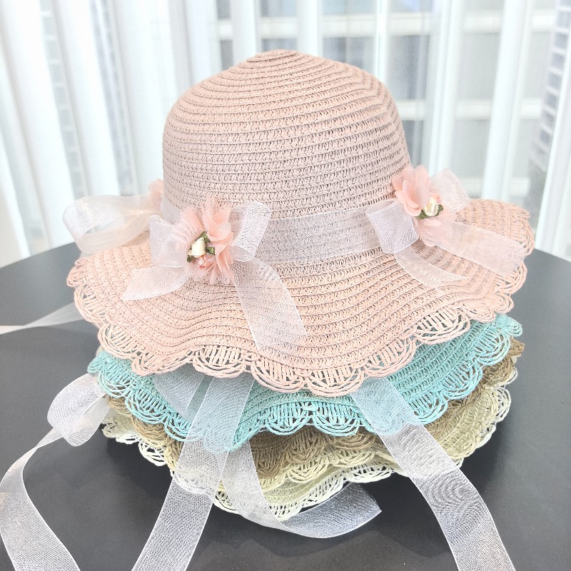 Cappello di paglia da bambina  - Bucket Hat Straw recensione e prezzo