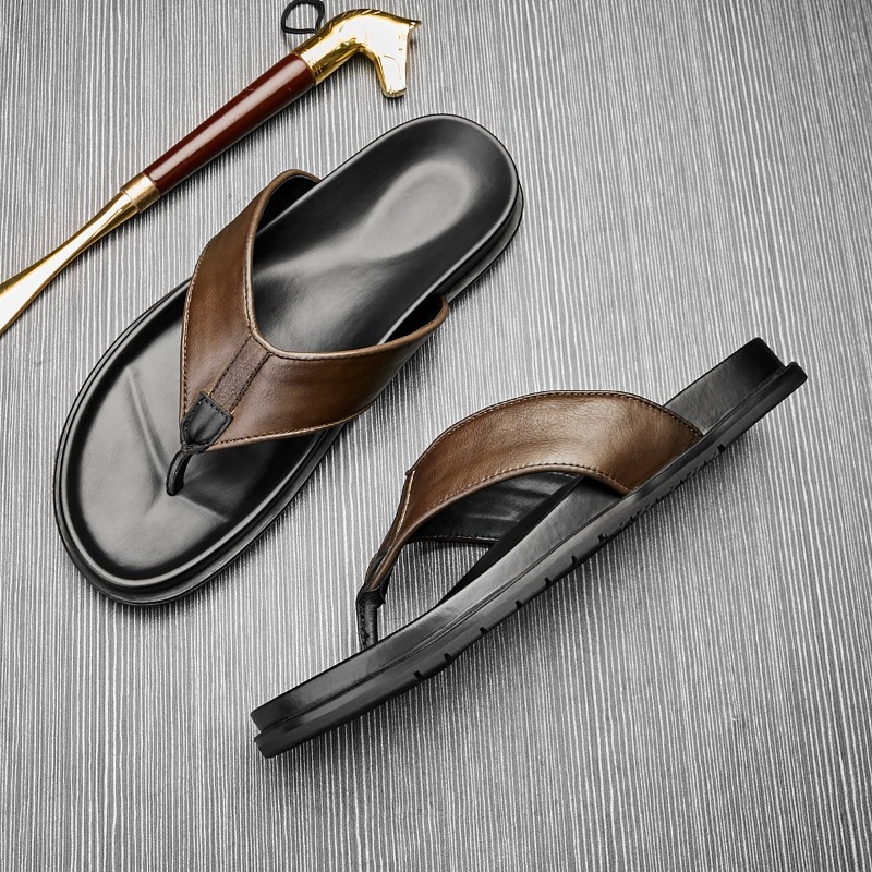 Nuove Ciabatte Estive 2026 da  - Flip Flop Leather Men recensione e prezzo